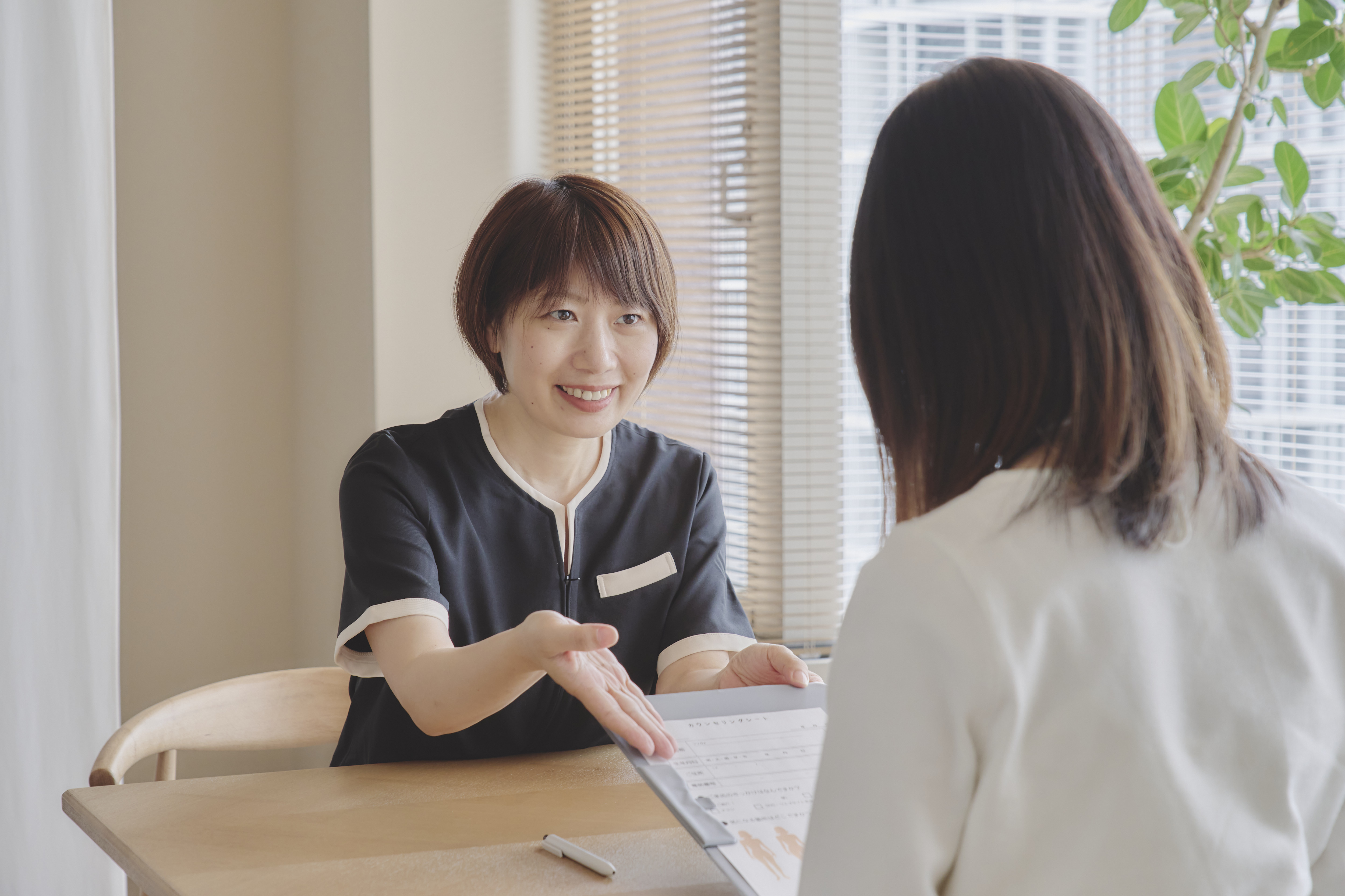 問診の様子